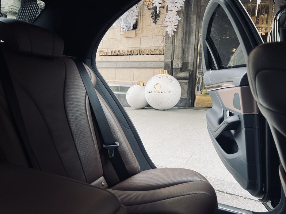 Transport premium,transfer aeroport preț surpriză–50% reducere S-Class