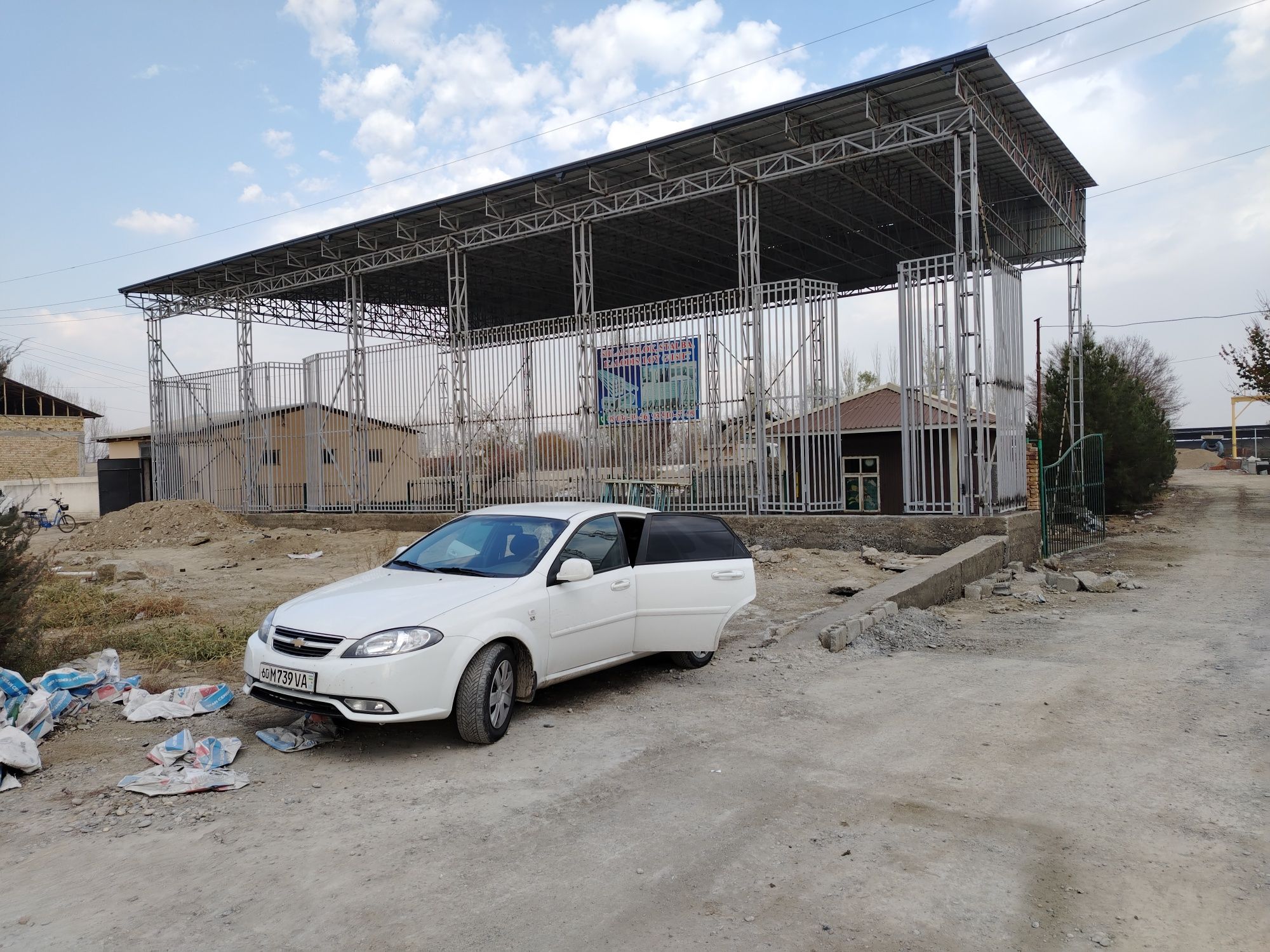 Контейнер профилларидан Навес, Том ва  Омборхоналар курамиз