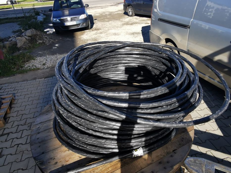 Cablu curent 130m trifazic 4x25 aluminiu cu protecție