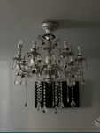 Candelabru cristal cu 8 brate superb