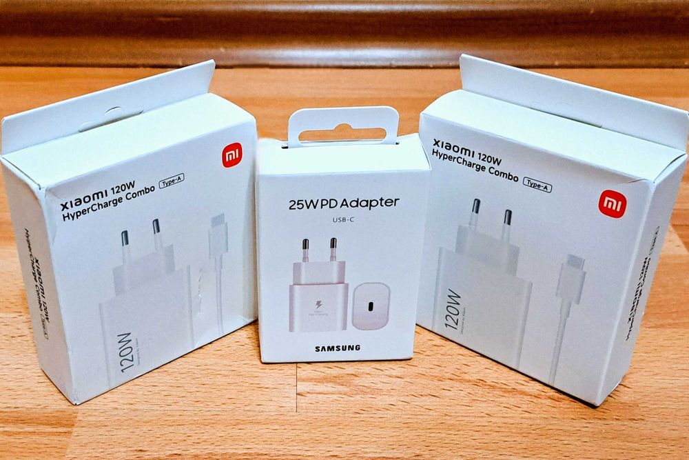 Оригинални зарядни 25W / 120W за Samsung / Xiaomi / Redmi / Poco