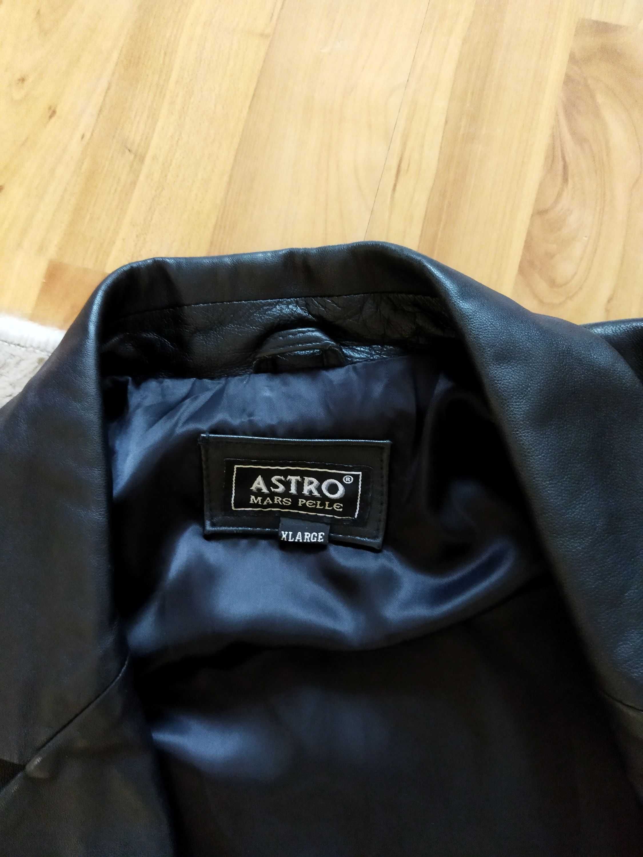 Пиджак кожаный мужской Astro (Стамбул),классика,р-р 52