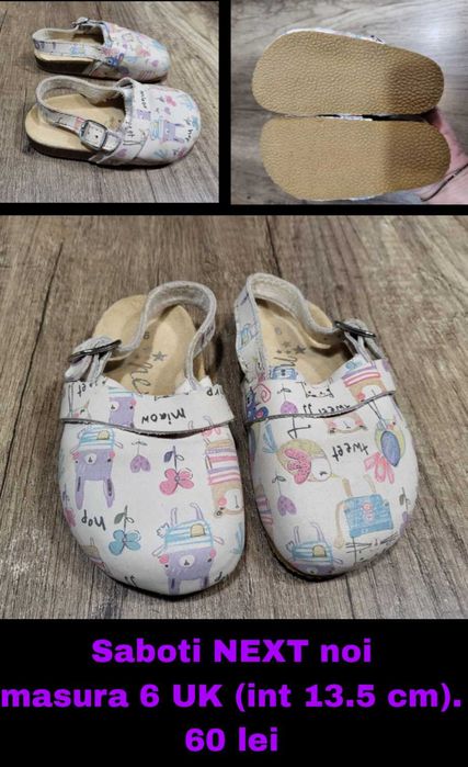 Balerini sandale adidasi fete, marimi 20 si 21