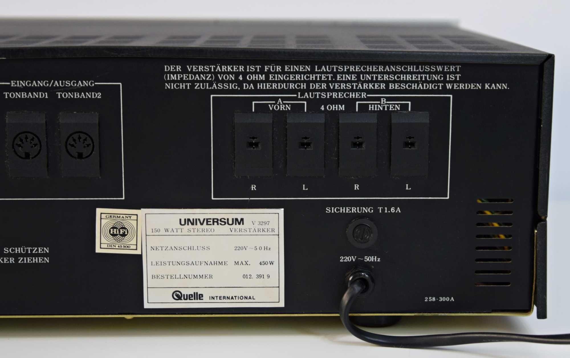 Amplificator Universum V 3297, Dynamics System HiFi 2500