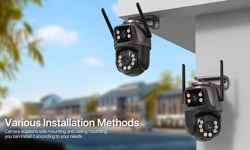 Camera de supraveghere/duala/Rotativa360°/exterior/infraroșu/Produsnou