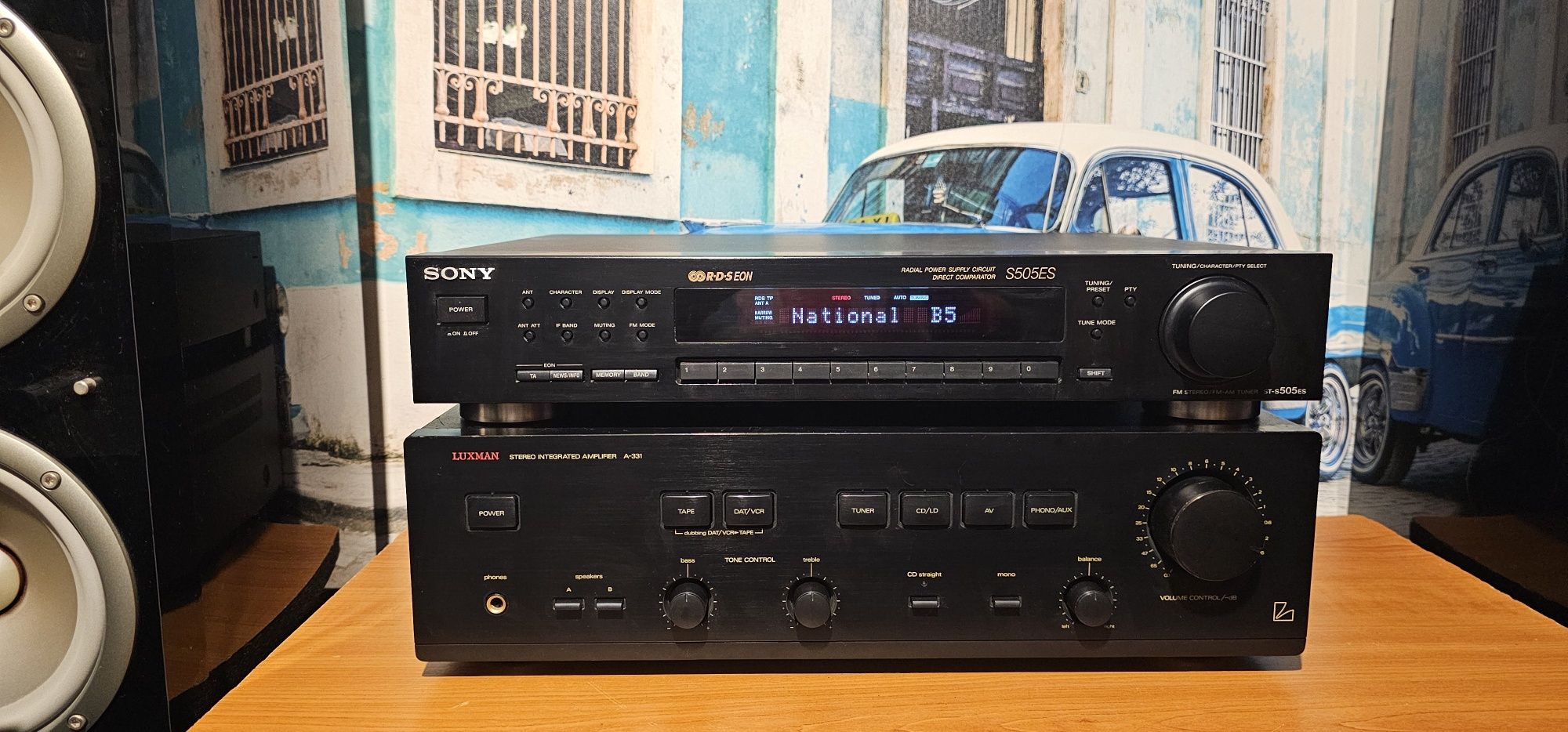 Amplificator statie Luxman A 331 si sau radio tuner Sony ST S 505 ES