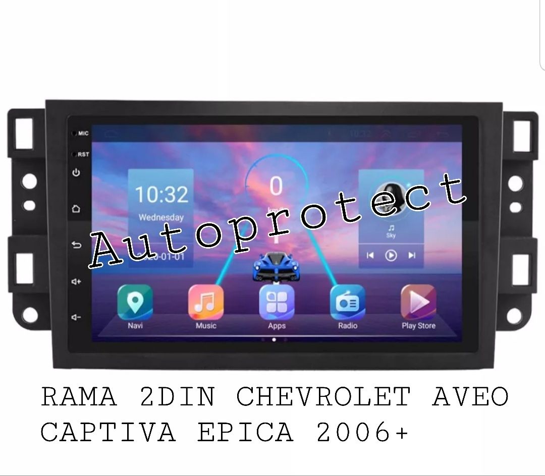 Rama adaptoare 1DIN 2DIN cu buzunar Chevrolet Aveo Captiva Epica 2006+