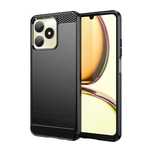 Realme C51 C53 C67 C33 C55 12 Pro+ Удароустойчив Кейс Гръб CARBON