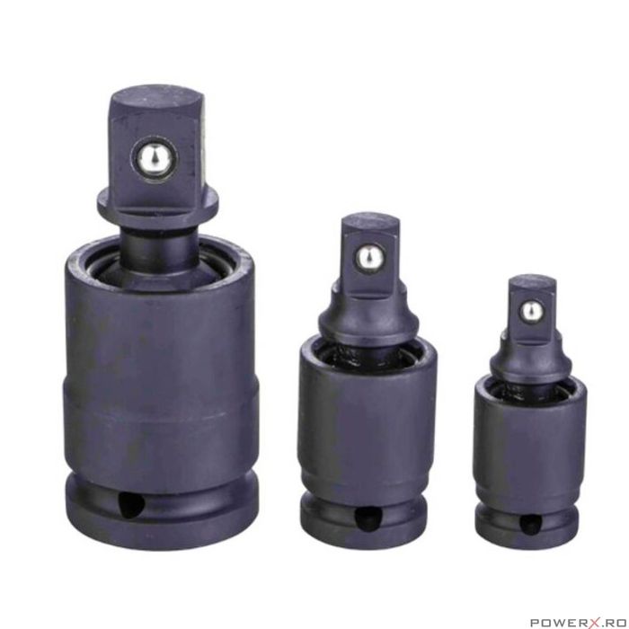 Set tubulare impact cu articulatii sferice, 1/2 "1/4" 3/8 ", Kraft