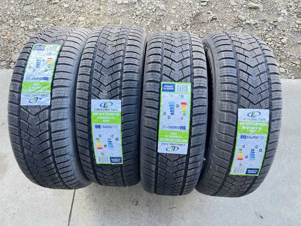 4 anvelope noi iarna m+s 215/65 R16 LingLong dot 2024 Garantie 2 ani