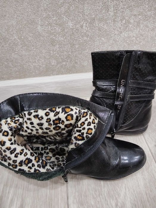 Детские демисез.ботинки UNICHEL 33 р.натур.кожа