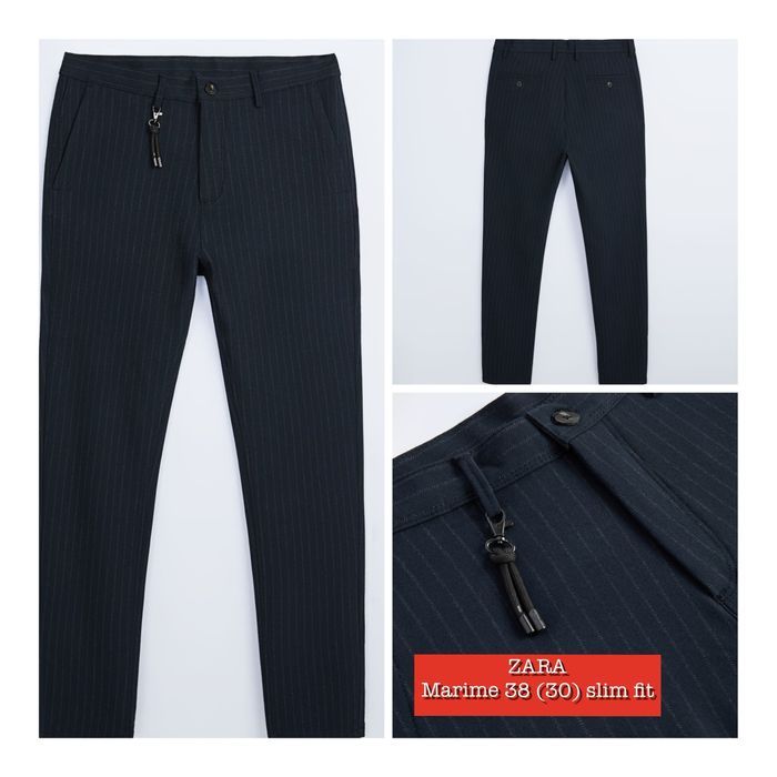 Pantaloni chino barbati Zara