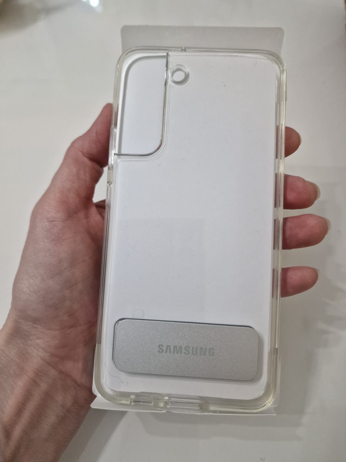 Samsung S22+ Оригинальный чехол с подставкой