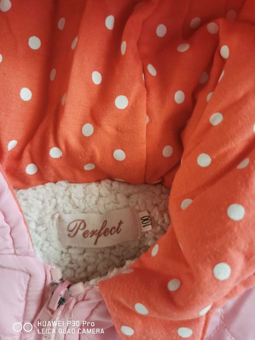 Combinizon iarna îmblănit roz Minnie Mouse Nou