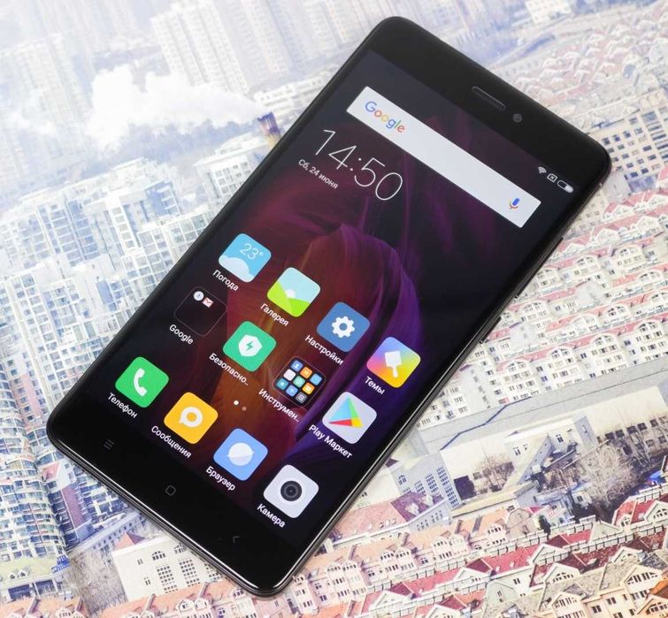 Все работает, только сенсор поменять надо, Телефон Xiaomi Redmi Note 4