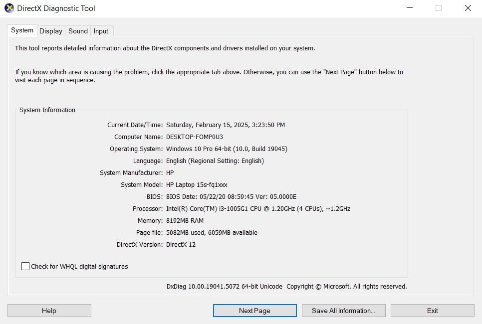 Laptop HP 250 i3 256gb 8gb RAM