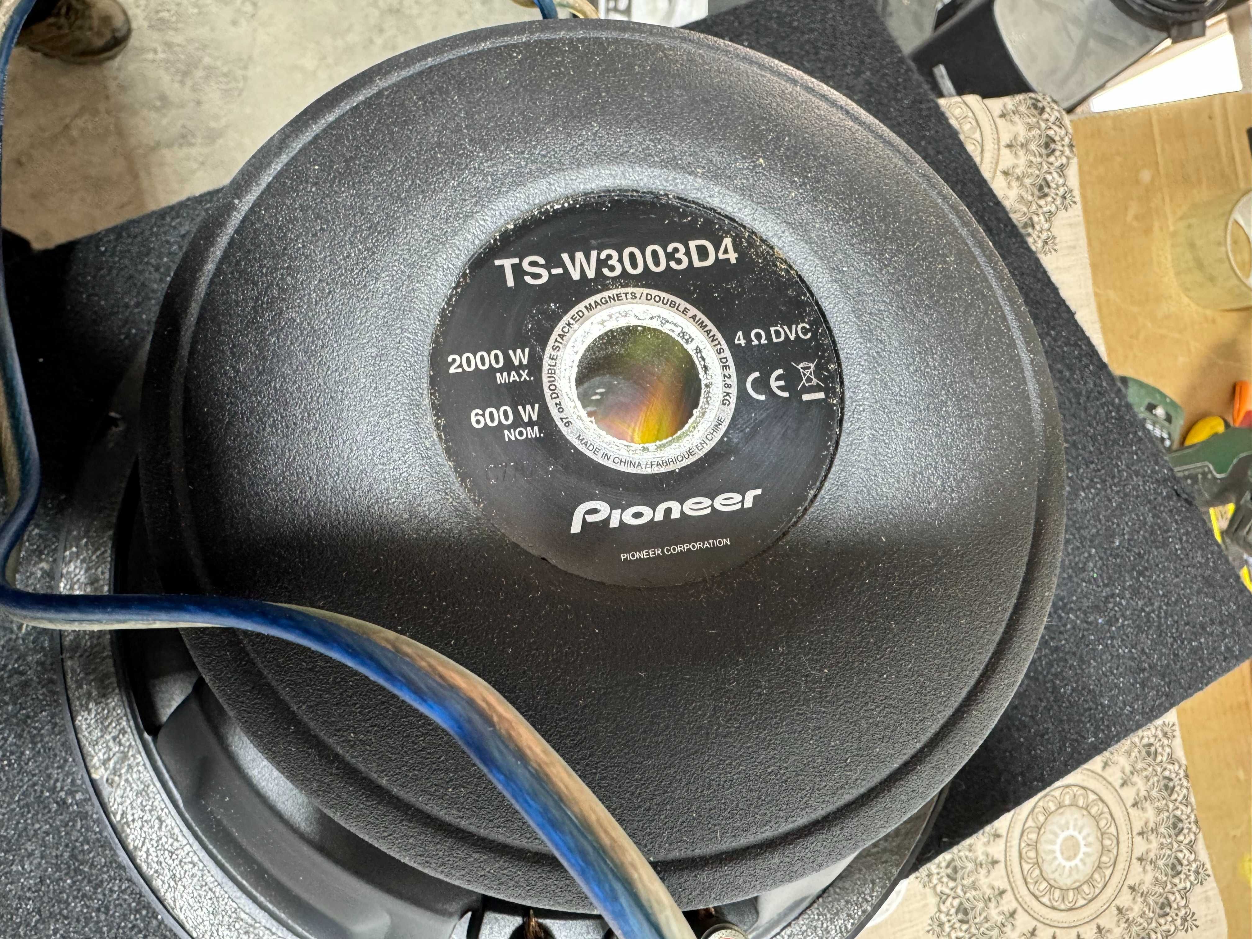 Буфер бас каса - Pioneer TS-W3003D4 / 2000 W