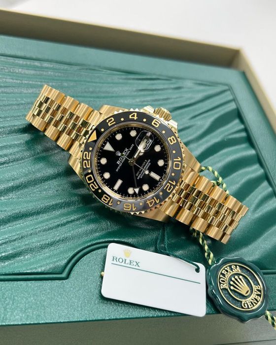 ceas rolex gmt - master ll black dial