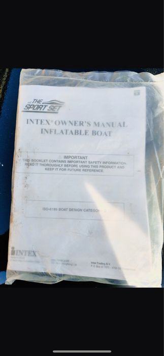 Продам надувную лодку Intex, новая