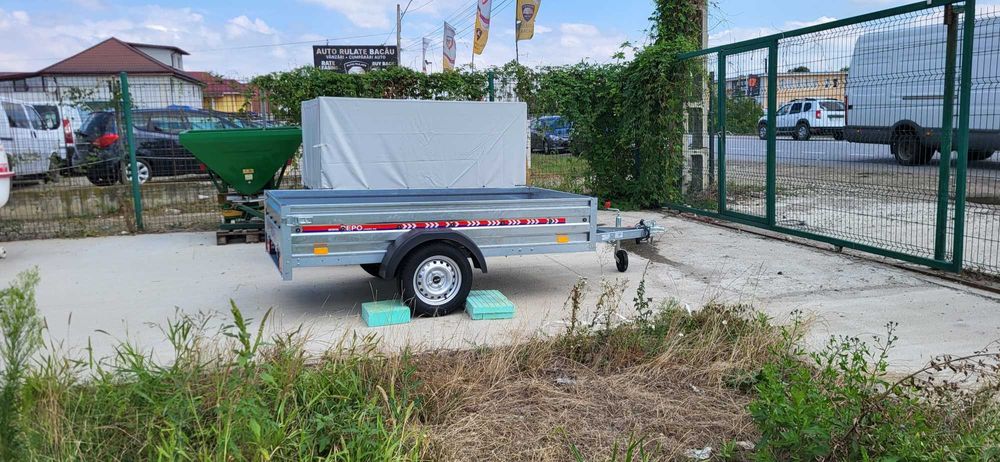 Remorca auto 750 Kg cu sau fara prelata -- Plata in rate prin TBI BANK