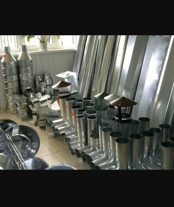 Промышленный  Вентиляция изготовление и монтаж;
Дымоходы;
 Порапеды;
О