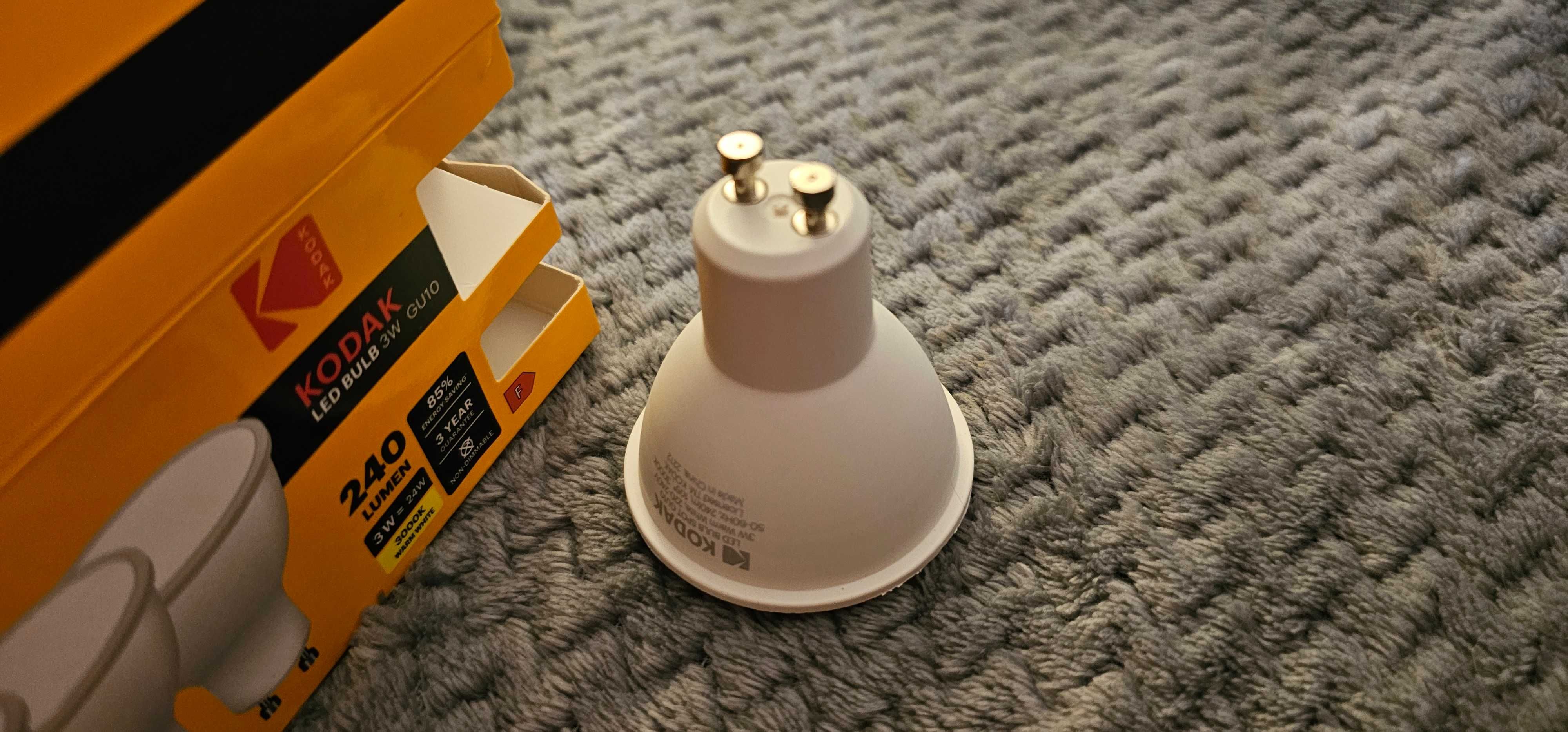 kodak led bulb spot gu10 3w lumina alb calda