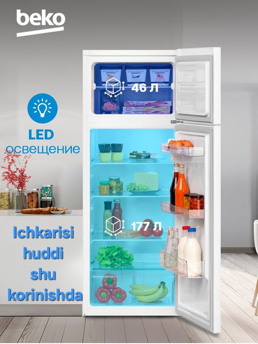 Beko xolodilnik 240l obyem