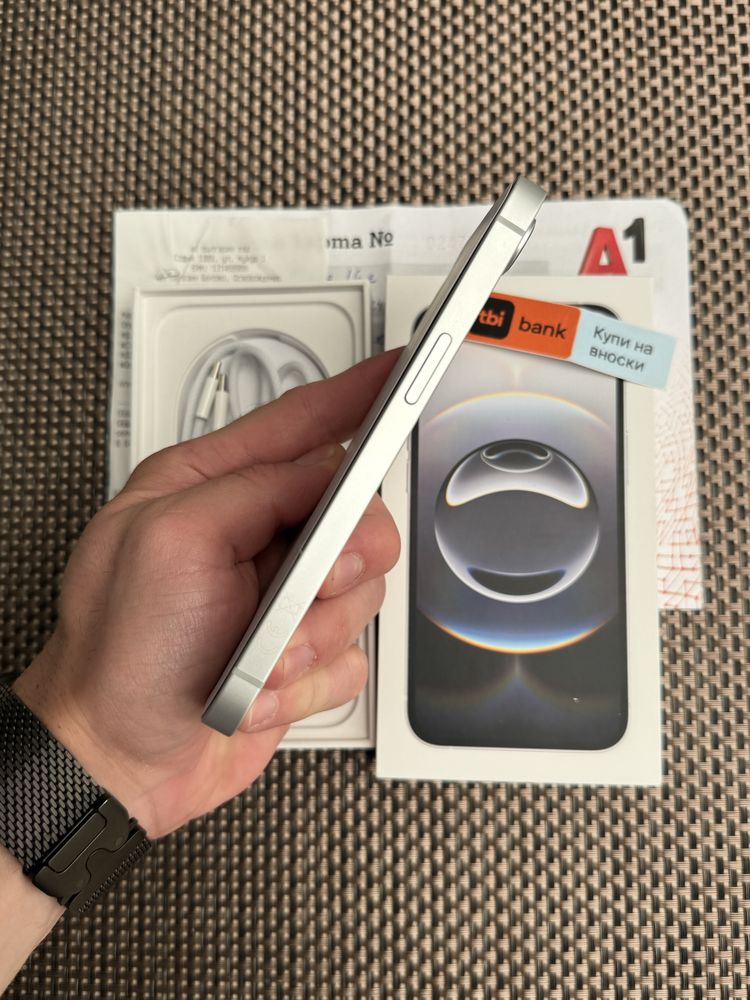 ‼️Нов•iphone 16е ЛИЗИНГ 40лв/м айфон White 16е