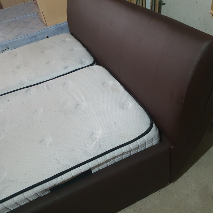 Pat dormitor tapițat piele 1.80m/2m