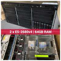 Сървър HP ML350 G9 2*E5-2680v4 28c, 64GB DDR4, 7.2TB HDD SAS, 2*1400W