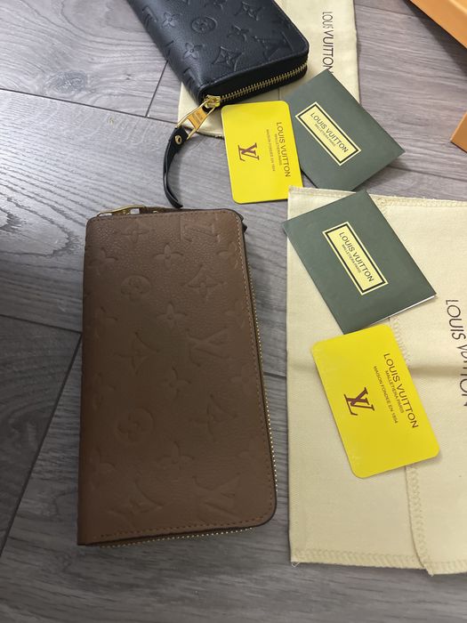 Portofel Louis Vuitton-calitate superioară Poze reale 100% fermoar ins