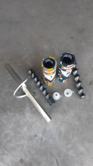 Furca amestec zincata pompă de tencuit stut pistol