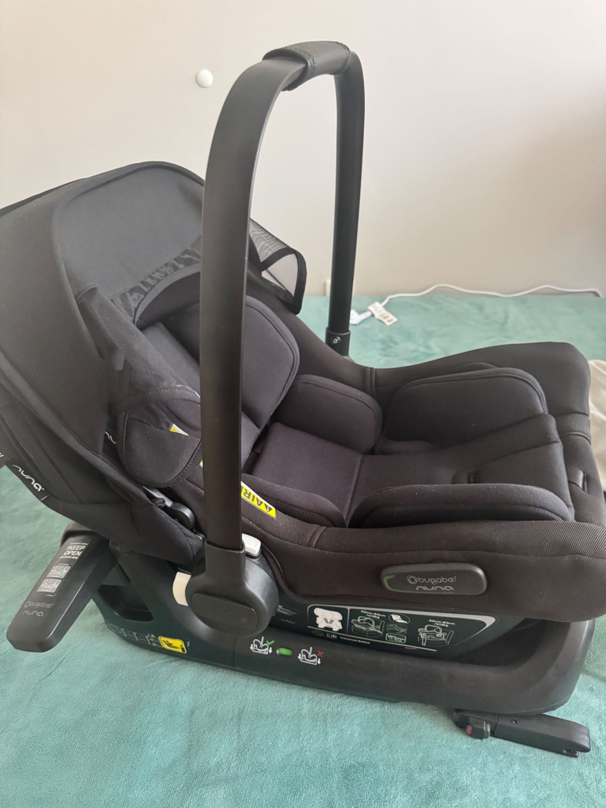 Стол за кола Bugaboo Turtle Air by Nuna i-Size Black