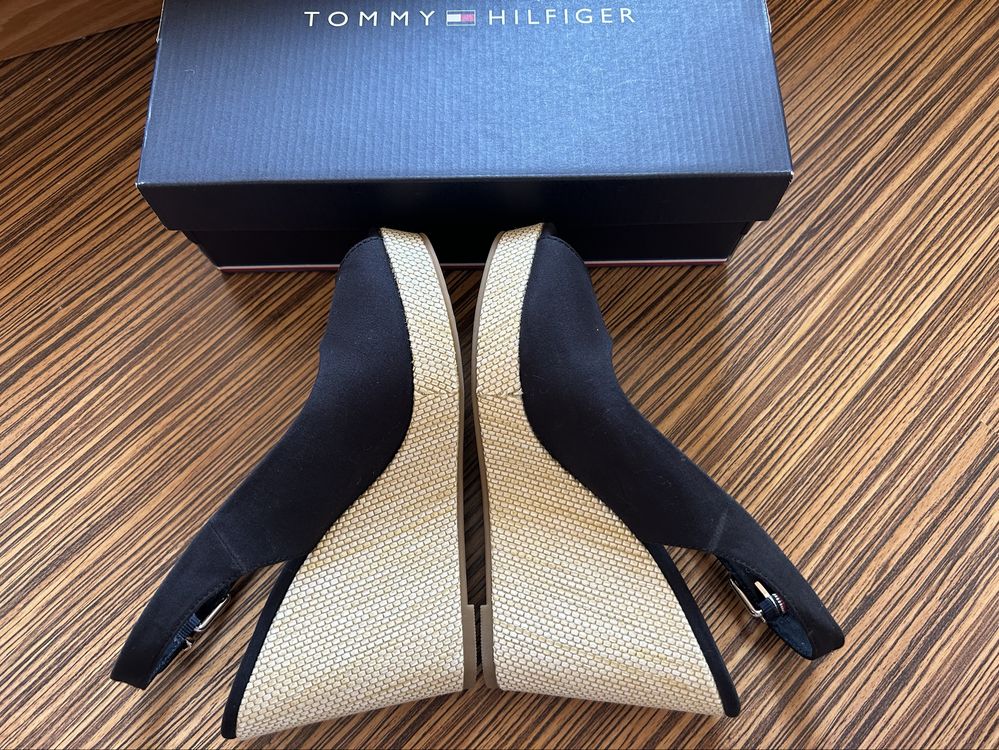 Sandale Tommy Hilfiger originale dama marimea 38 espadrile