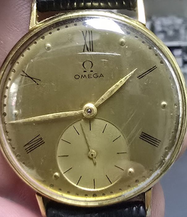 Ceas Omega Cal 265, aur 18 KA, vintage