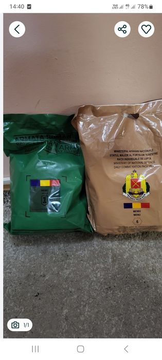 RIL-uri hrană drumeții