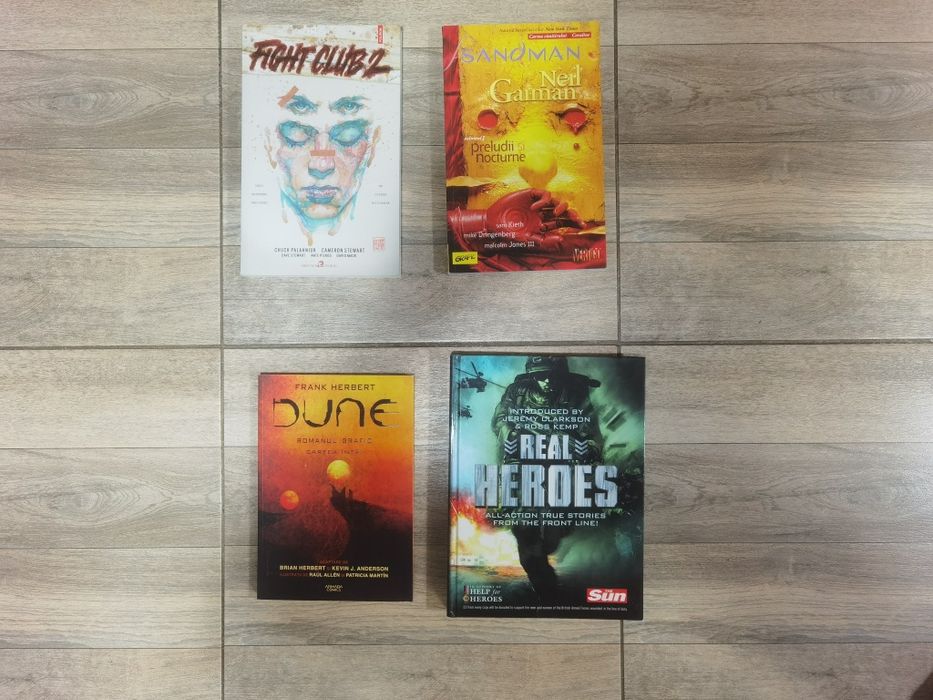 Benzi desenate Sandman Fight Club Dune Real Heroes comic roman grafic