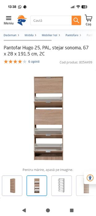 Pantofar Hugo Dedeman