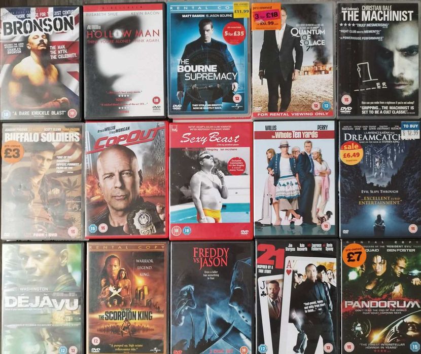 Продавам DVD филми ! 7лв на брой, при повече от 3 броя – отстъпки!