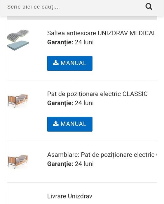Pat poziționare electric