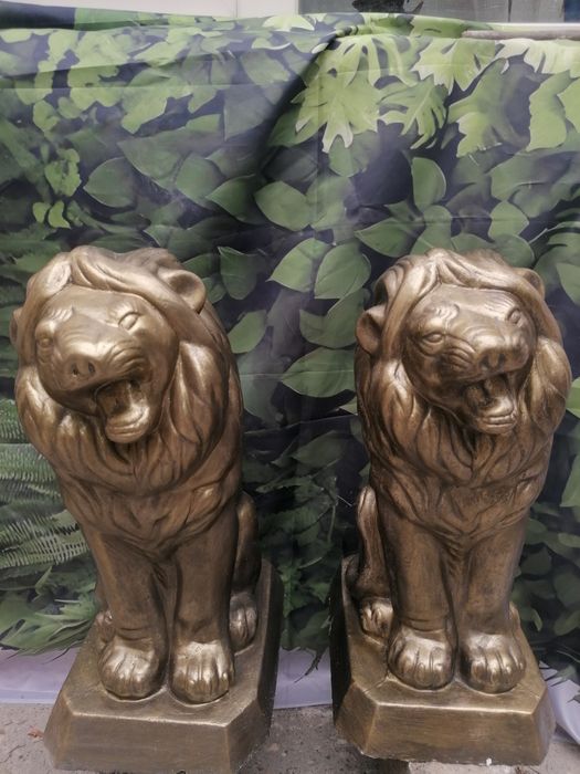 Statueta leu Imperial - Eleganță și putere. Beton statueta