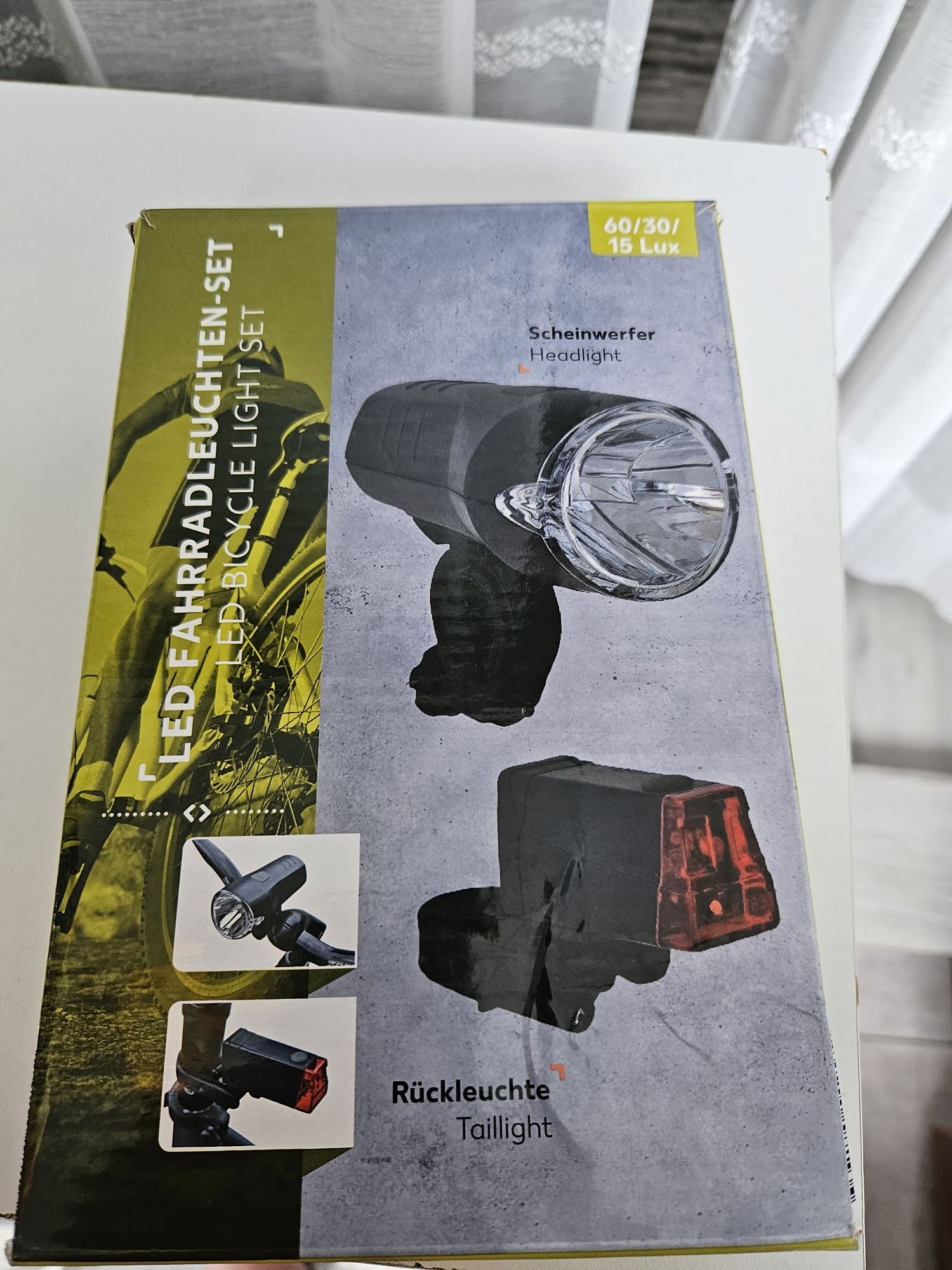 Set lumini bicicleta pe led