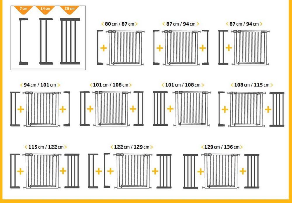Poartă de siguranță cu extensie Safety 1st