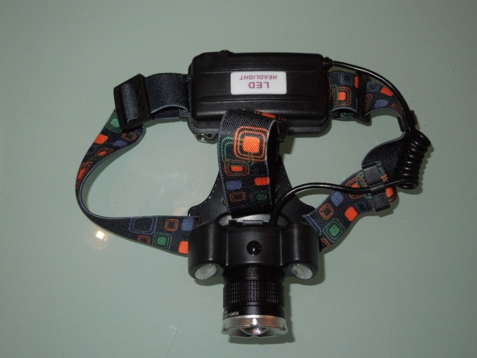 Lanterna De Cap MX-83-T6 Power Light 2800W 1 Led T6+2Cob 6500K