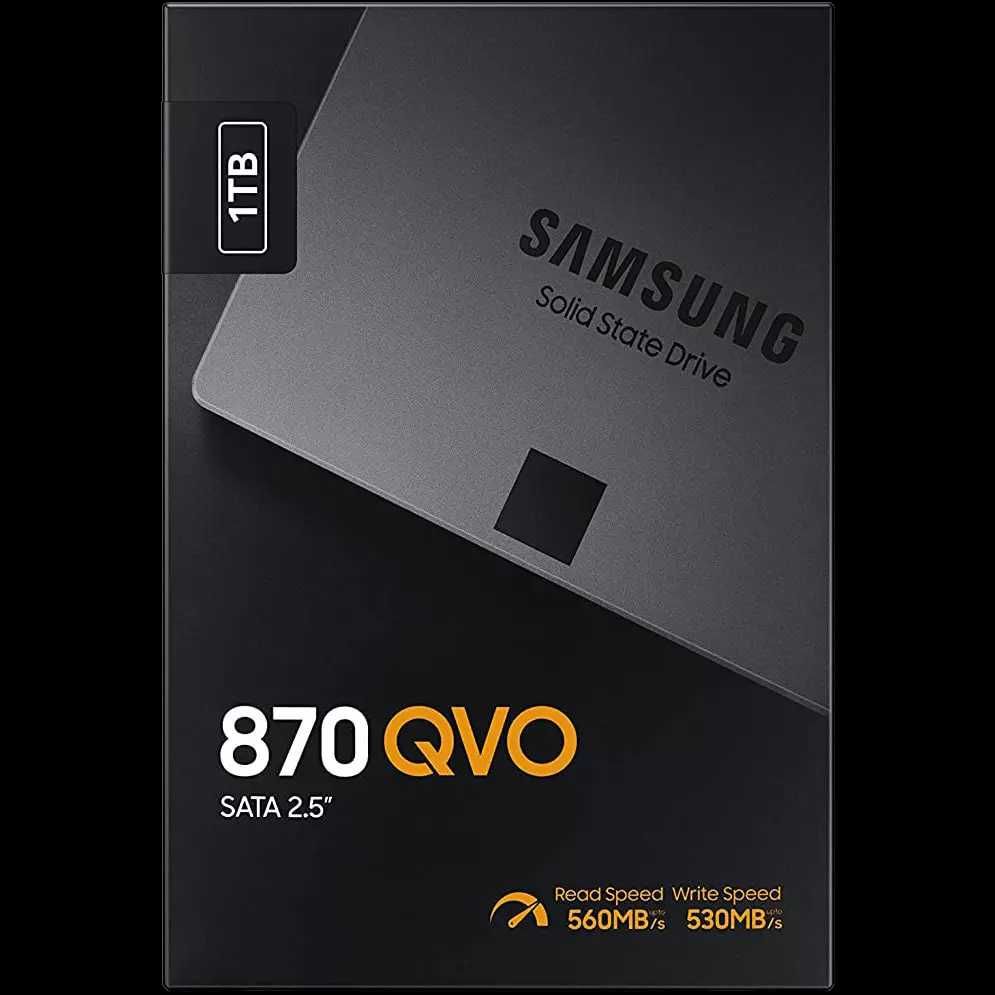 SSD 1Tb Samsung 870 QVO Sata 2'5.  Гарантия 1 Год
