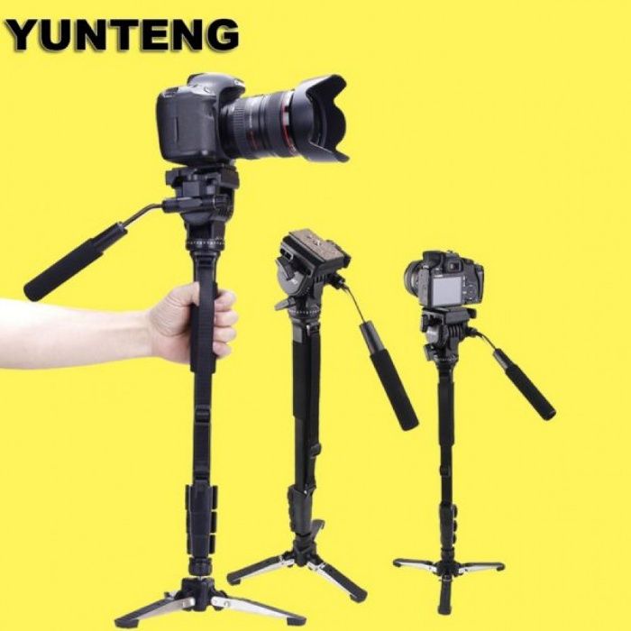 Monopied Yunteng VCT-288 Aluminium Monopod cap video