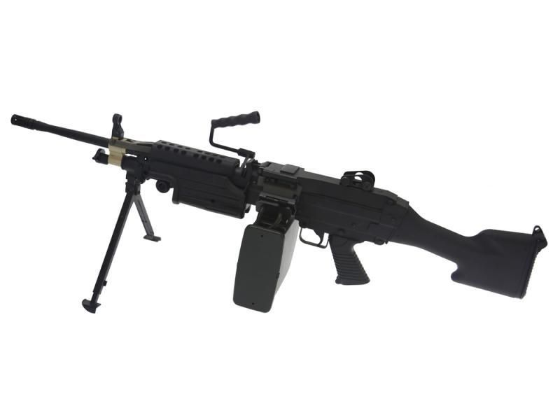 Игрушечный Пулемёт M249 с аккумулятором для автоматической стрельбы