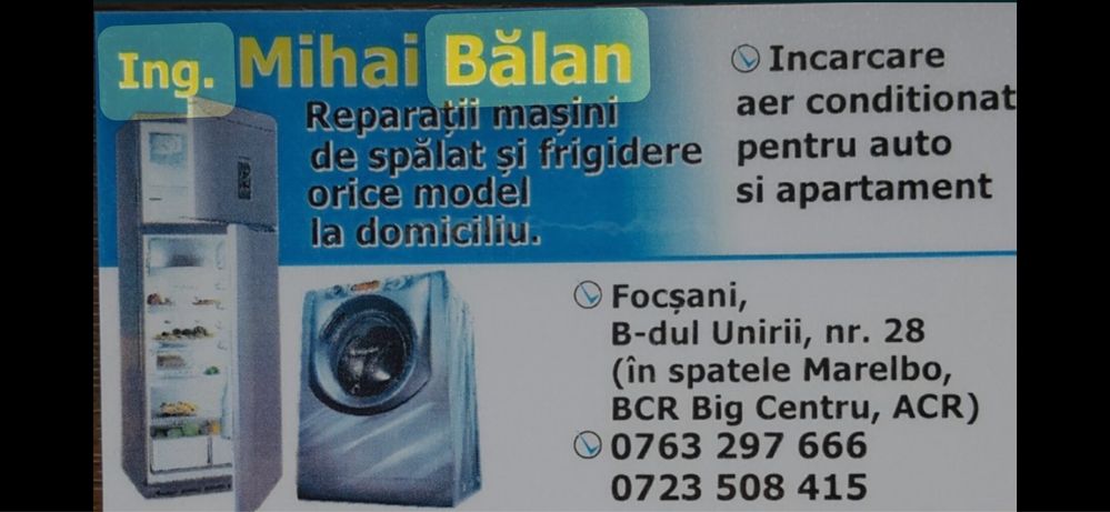 Reparatii masini de spalat vase uscatoare camere vitrine frigorifice