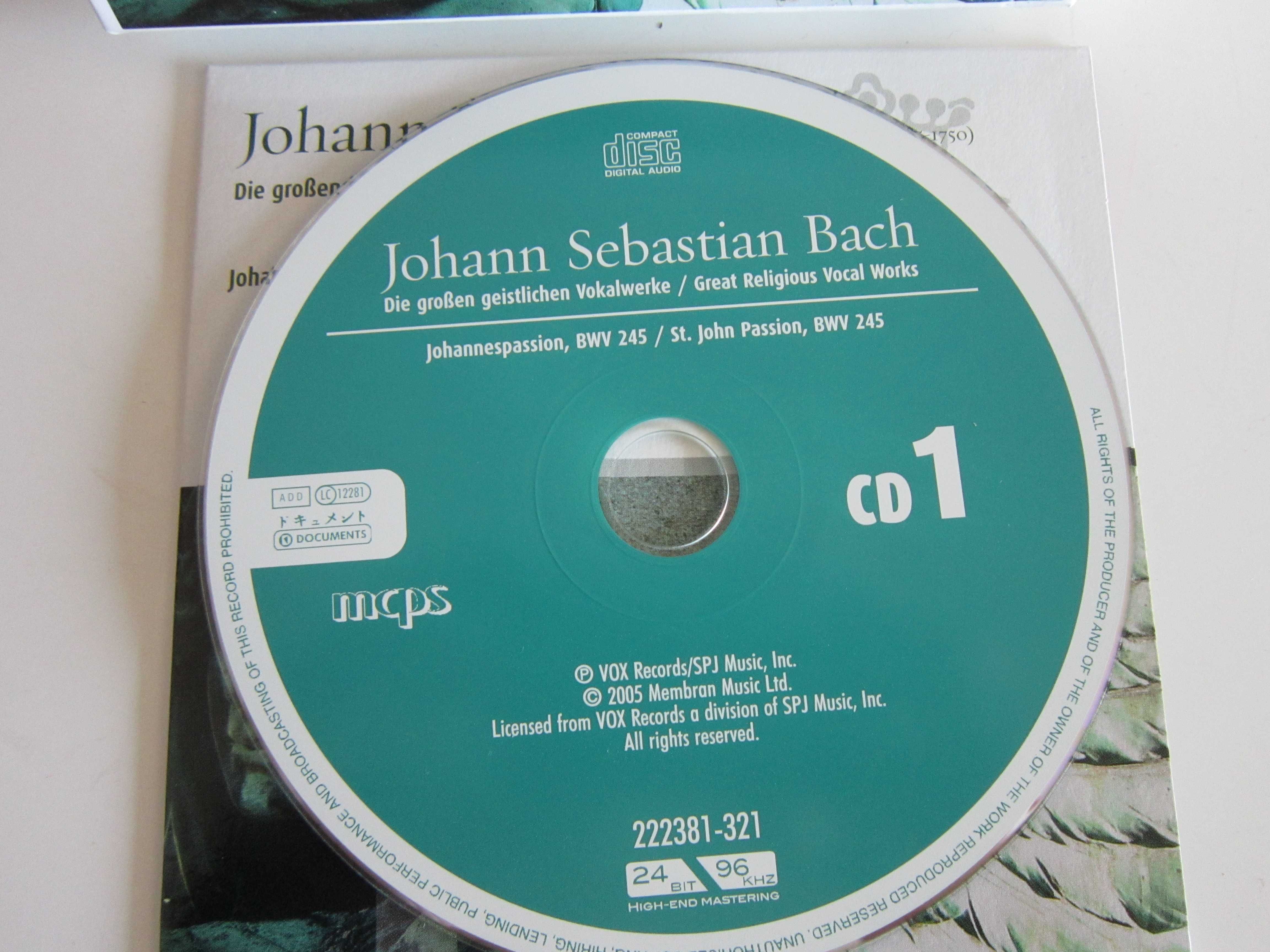 cadou rar 10 cd Bach -Great Religious Vocal Works -Germany 2005