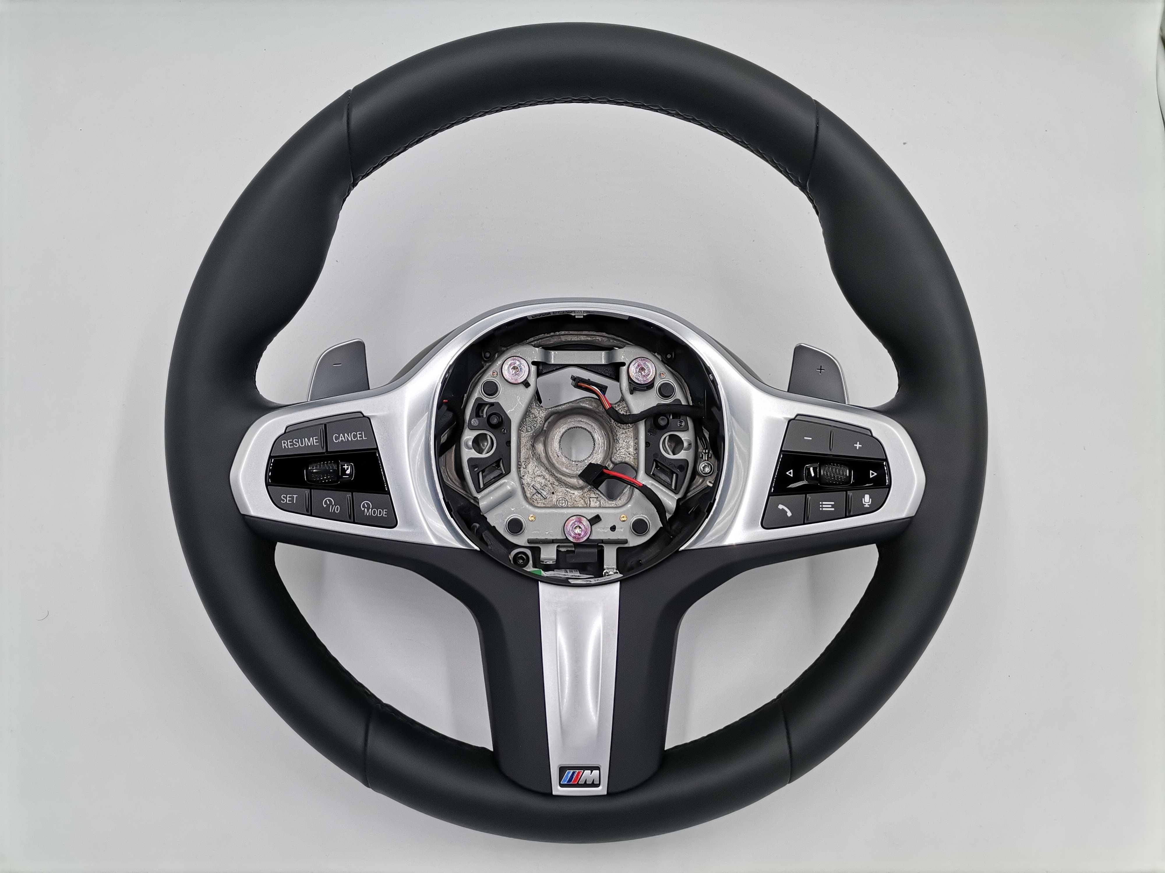 Нов M Sport Черен Кожен Волан BMW X5 G05 X6 G06 X7 G07 Facelift